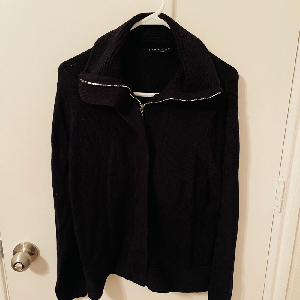 Carolyn taylor large zipper cardigan